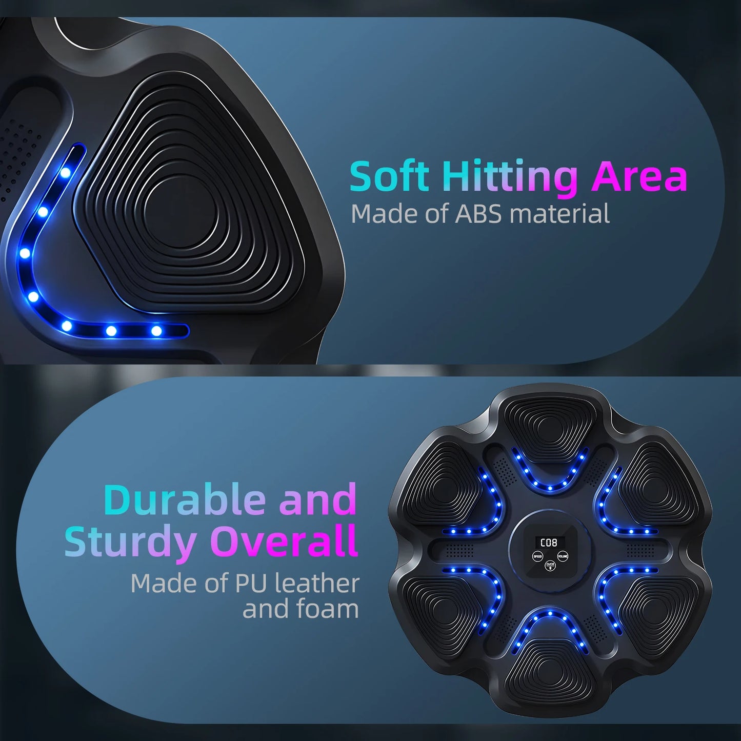Intelligent Boxing Trainer With Sound And Light Feedback