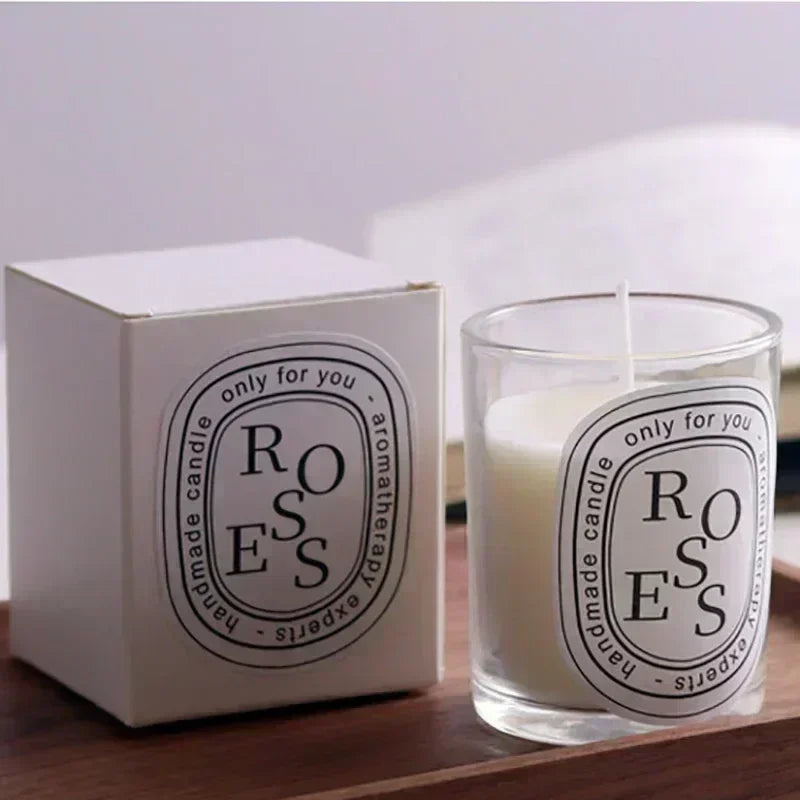 Romantic Transparent Scented Candle Jar Gift For Weddings