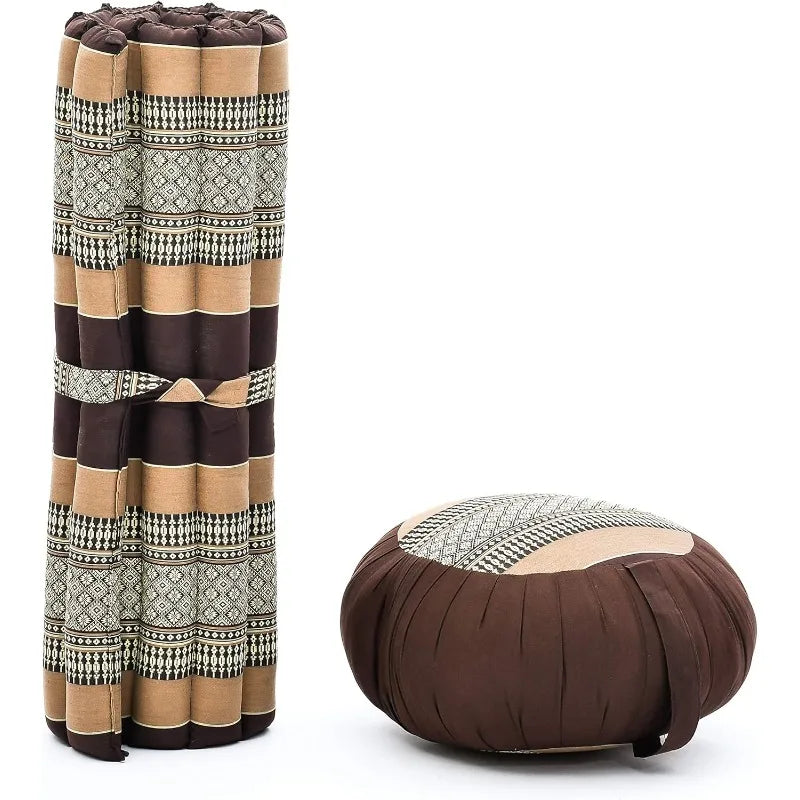 Leewadee Meditation Set Zafu Cushion For Floor Sitting
