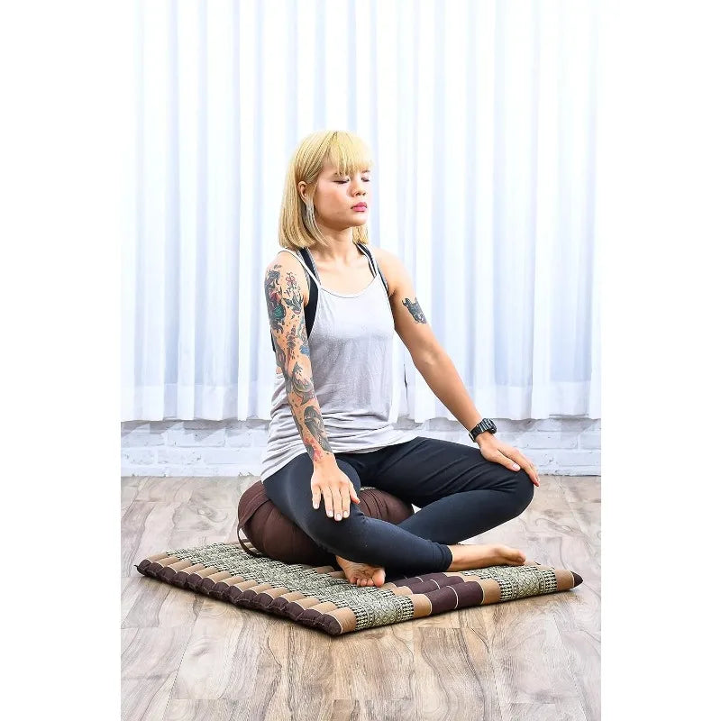 Leewadee Meditation Set Zafu Cushion For Floor Sitting