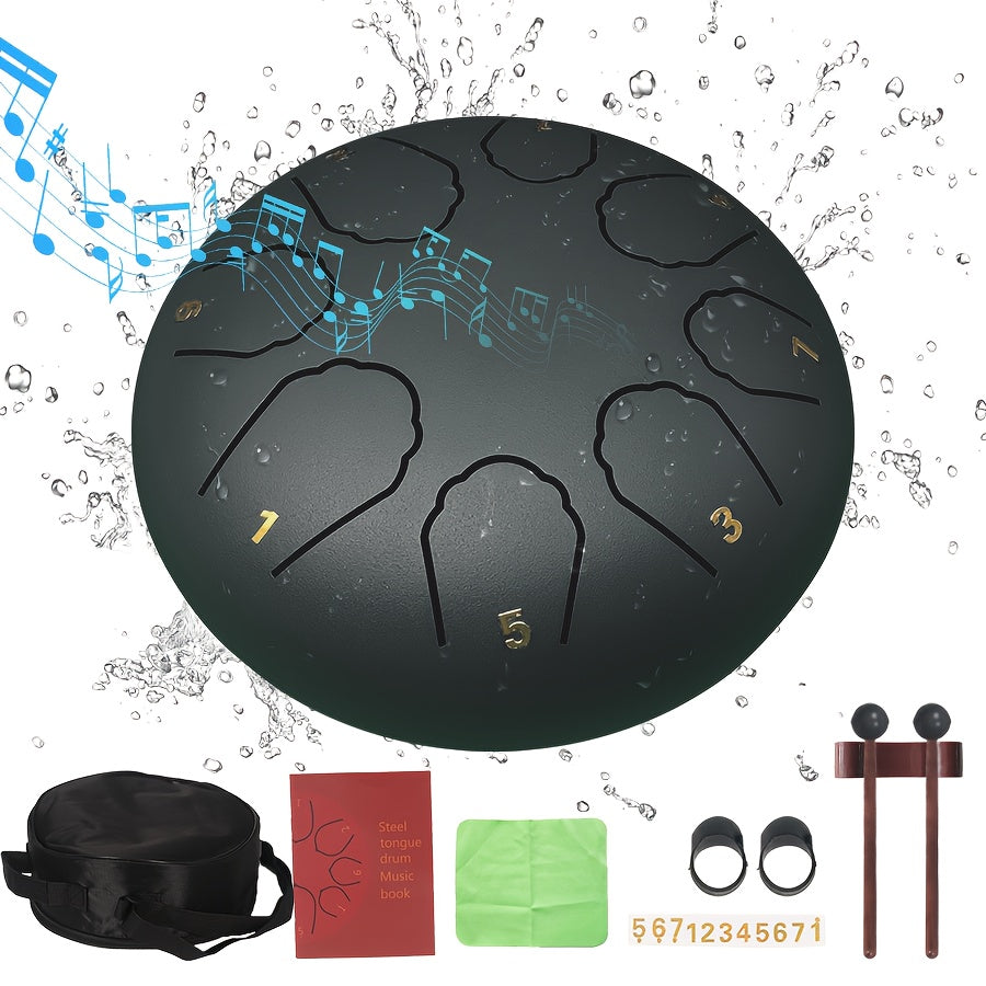 Rain Drum 11-Note Steel Tongue Drum For Yoga Meditation