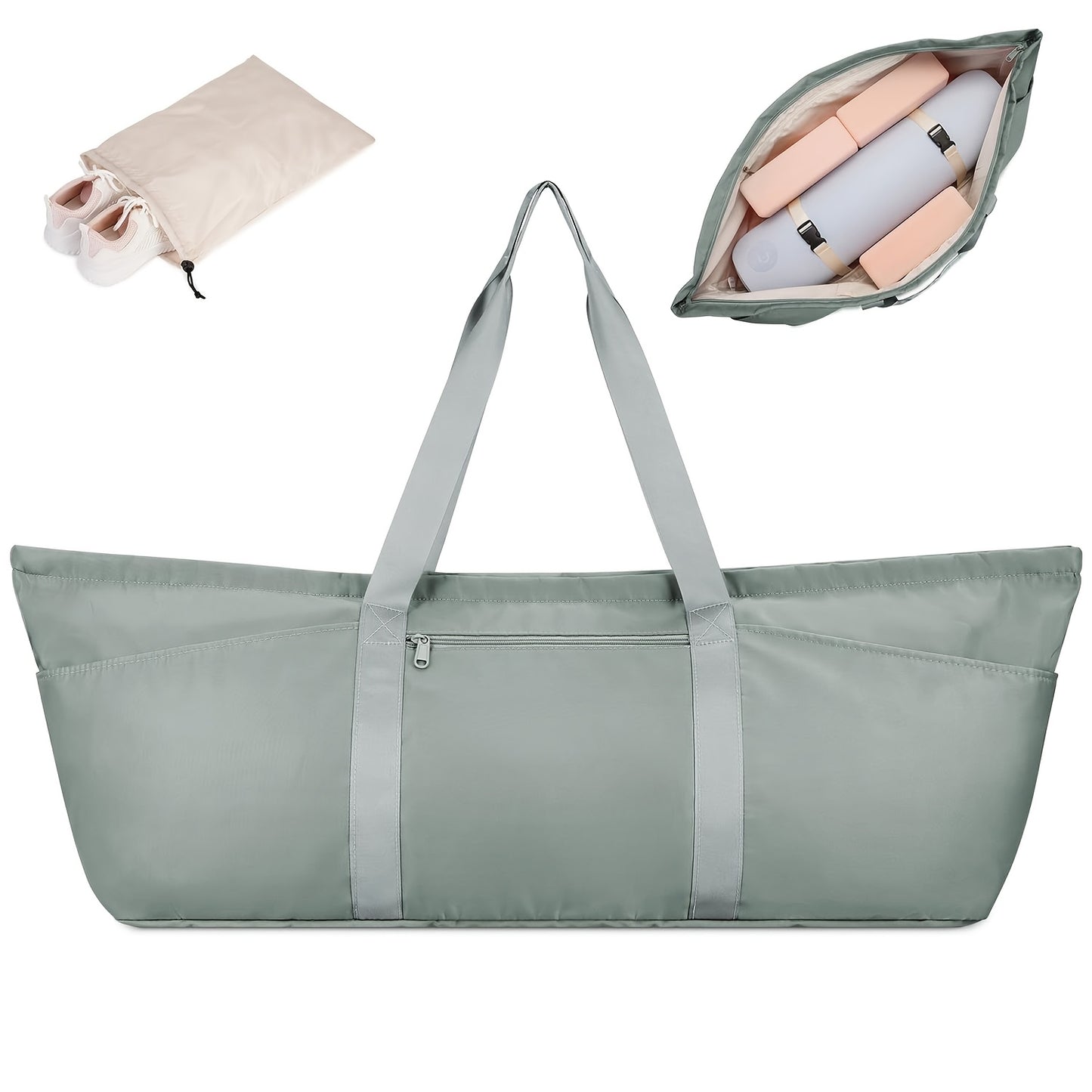 Blossom And Radiate Yoga Mat Bag With Shoes Wet Compartment