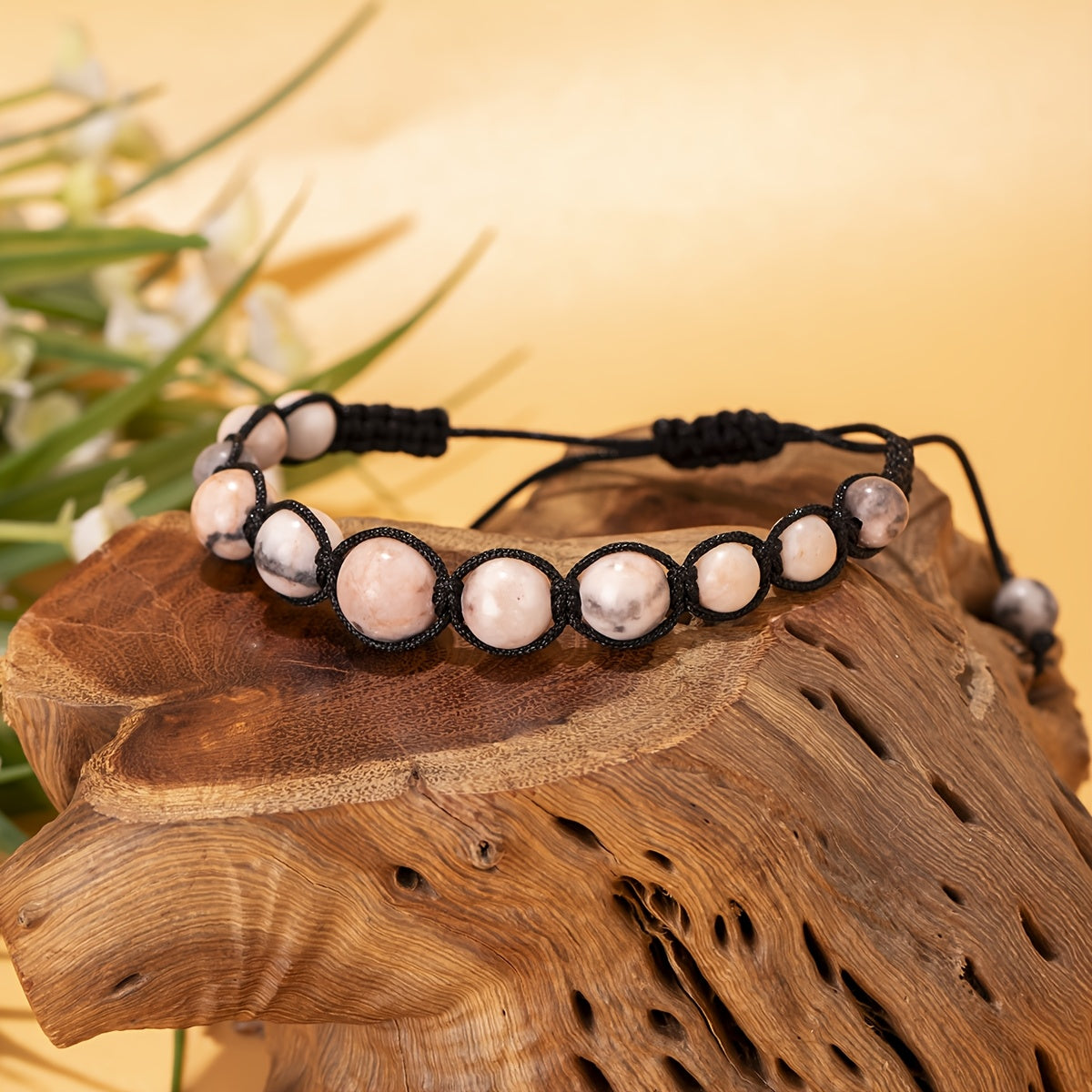 Handmade Bohemian Adjustable Tiger Eye Amethyst Bracelet