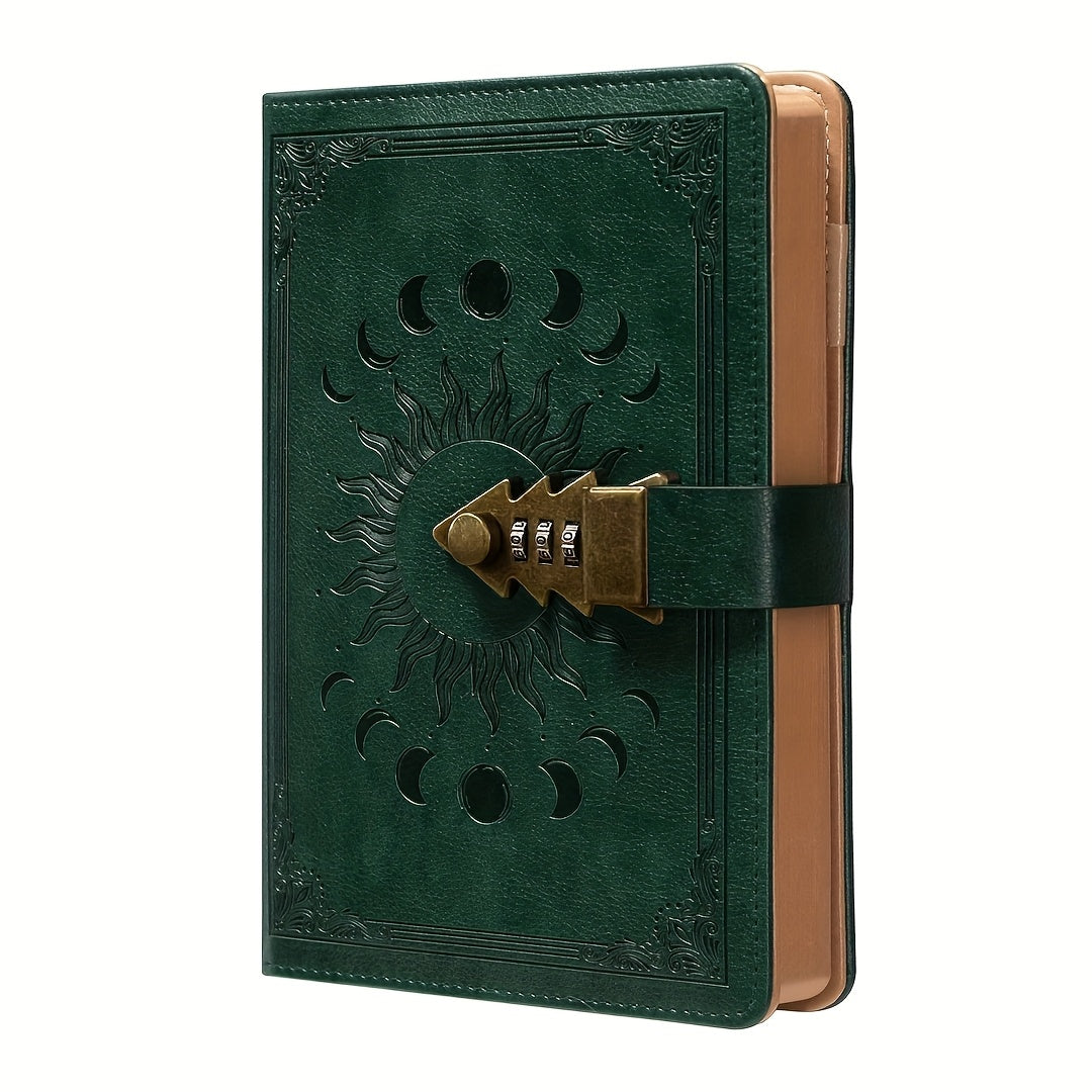 Blossom & Radiate Lockable Diary Leather Refillable Journal