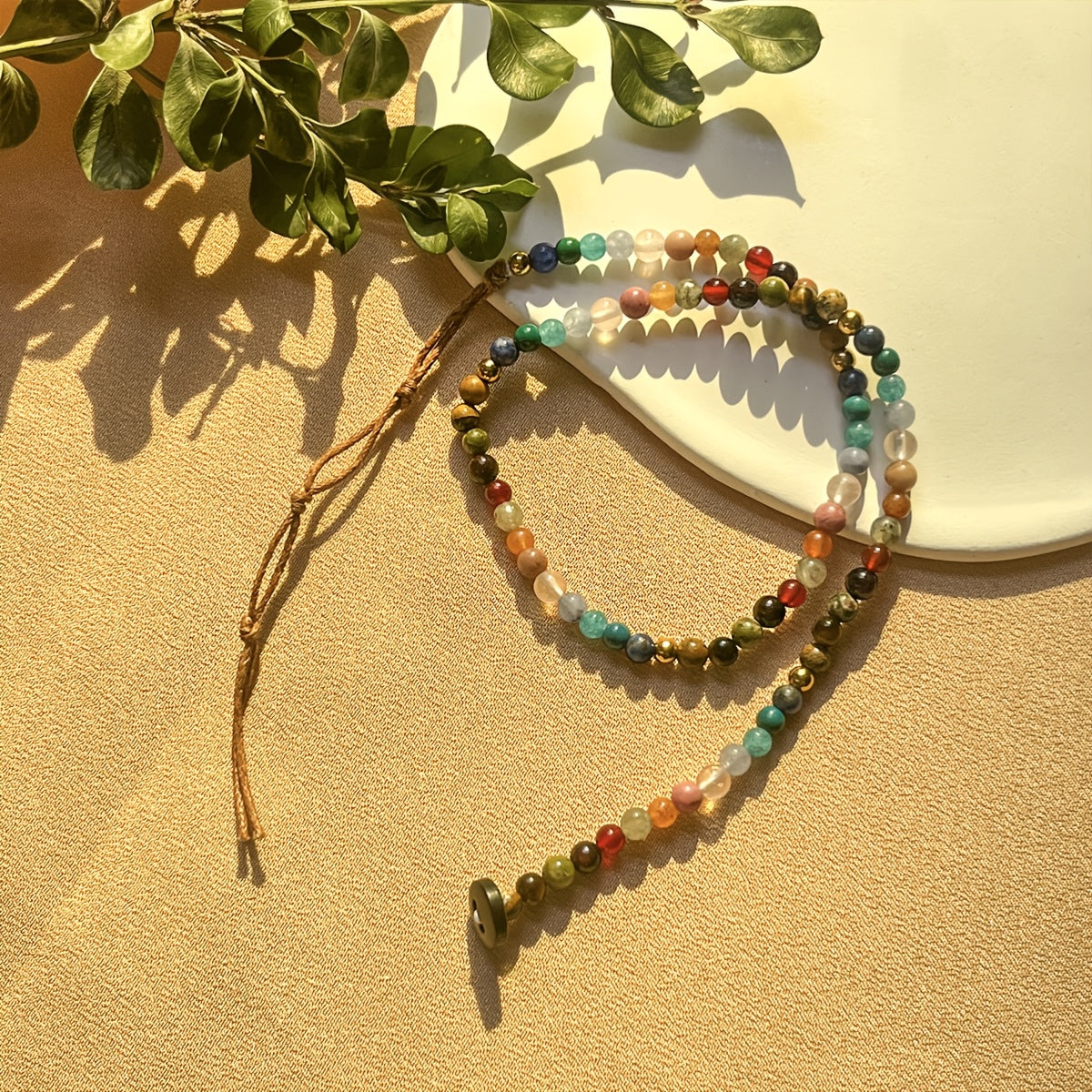 Blossom and Radiate TOEE ZUBY Bohemian Rose Quartz Necklace
