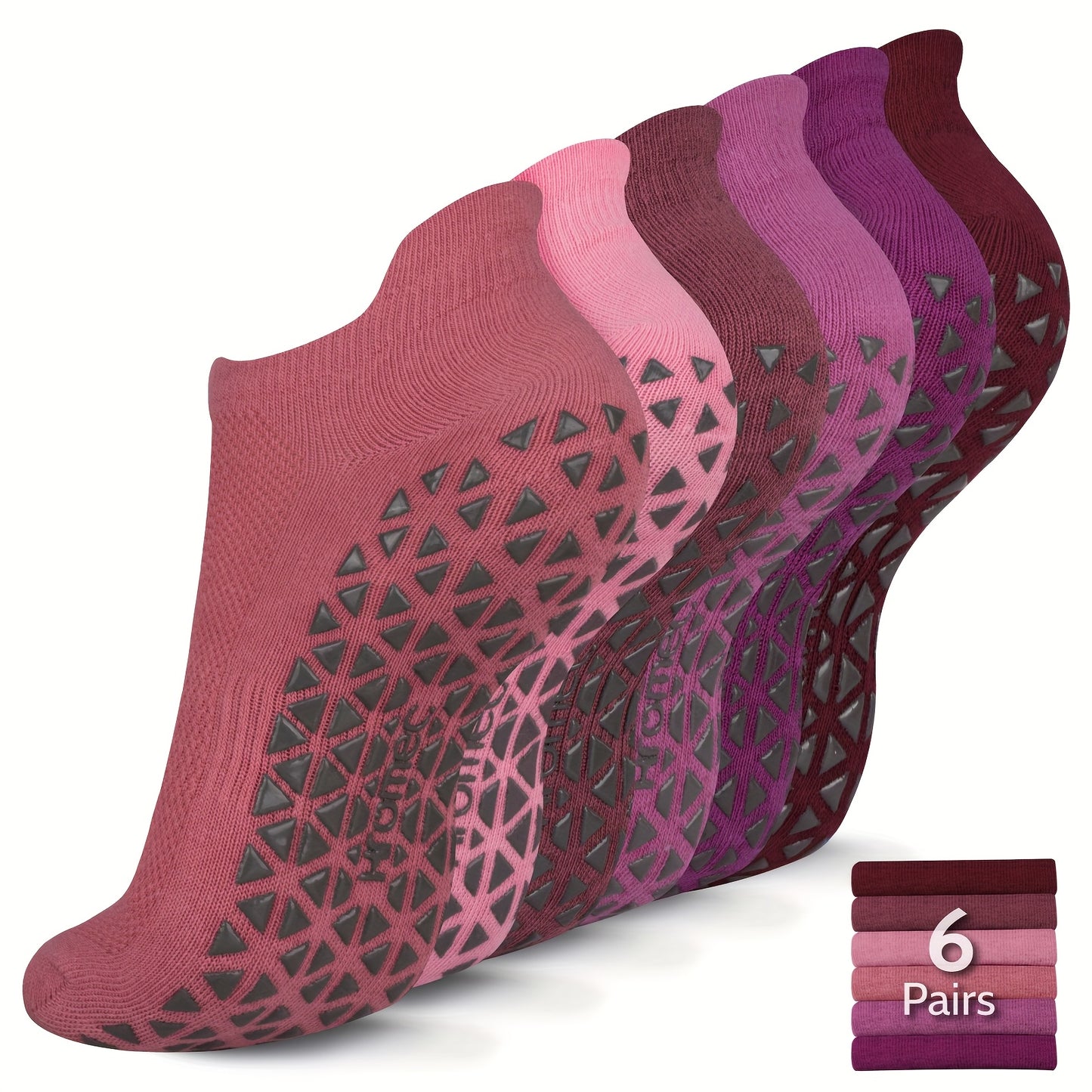 Non Slip Yoga Socks With Grips For Pilates And Barre