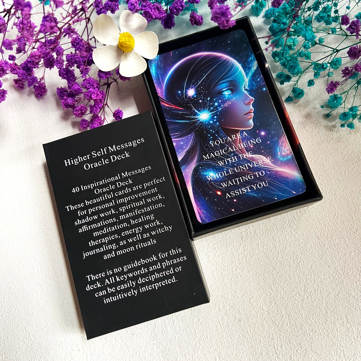 TZXAMSEZ Higher Self Messages Oracle Cards Deck Spirit