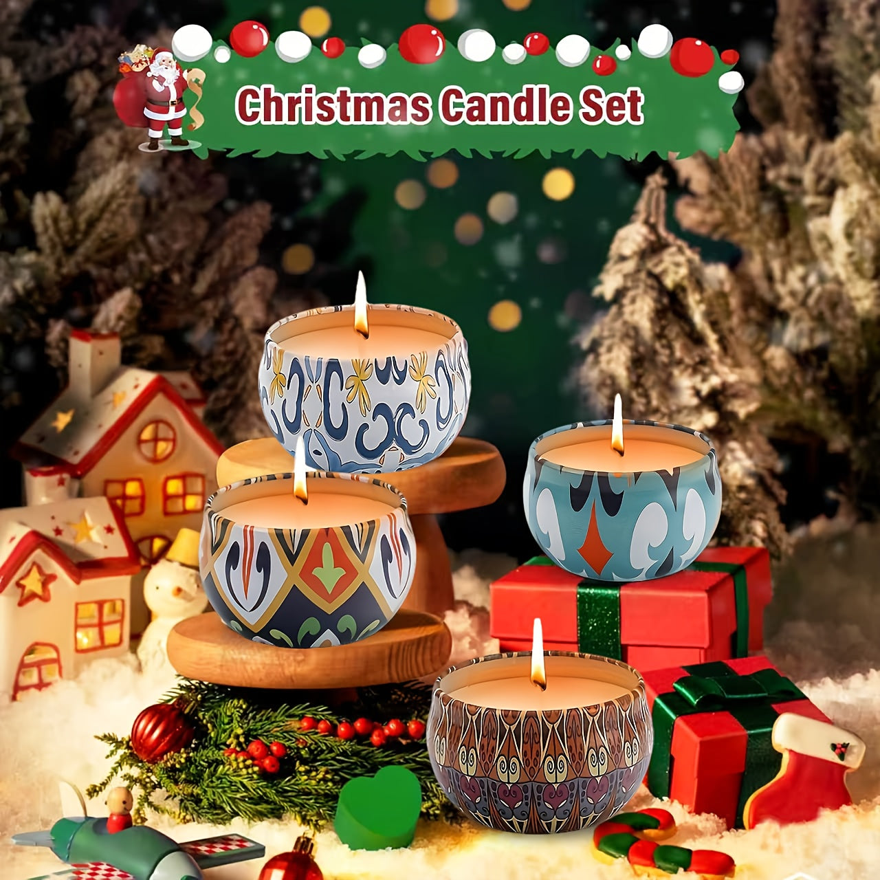 Ar Candles Halloween 16 Piece Candles Gift Set With Long Lasting Fragrance For Home