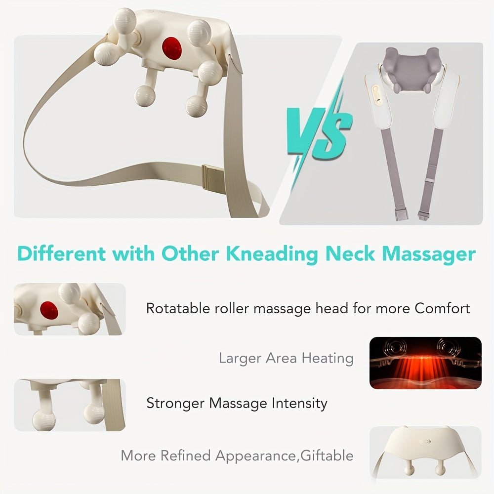 SKG Neck Massager Deep Tissue 6D Cordless Shiatsu With Heat
