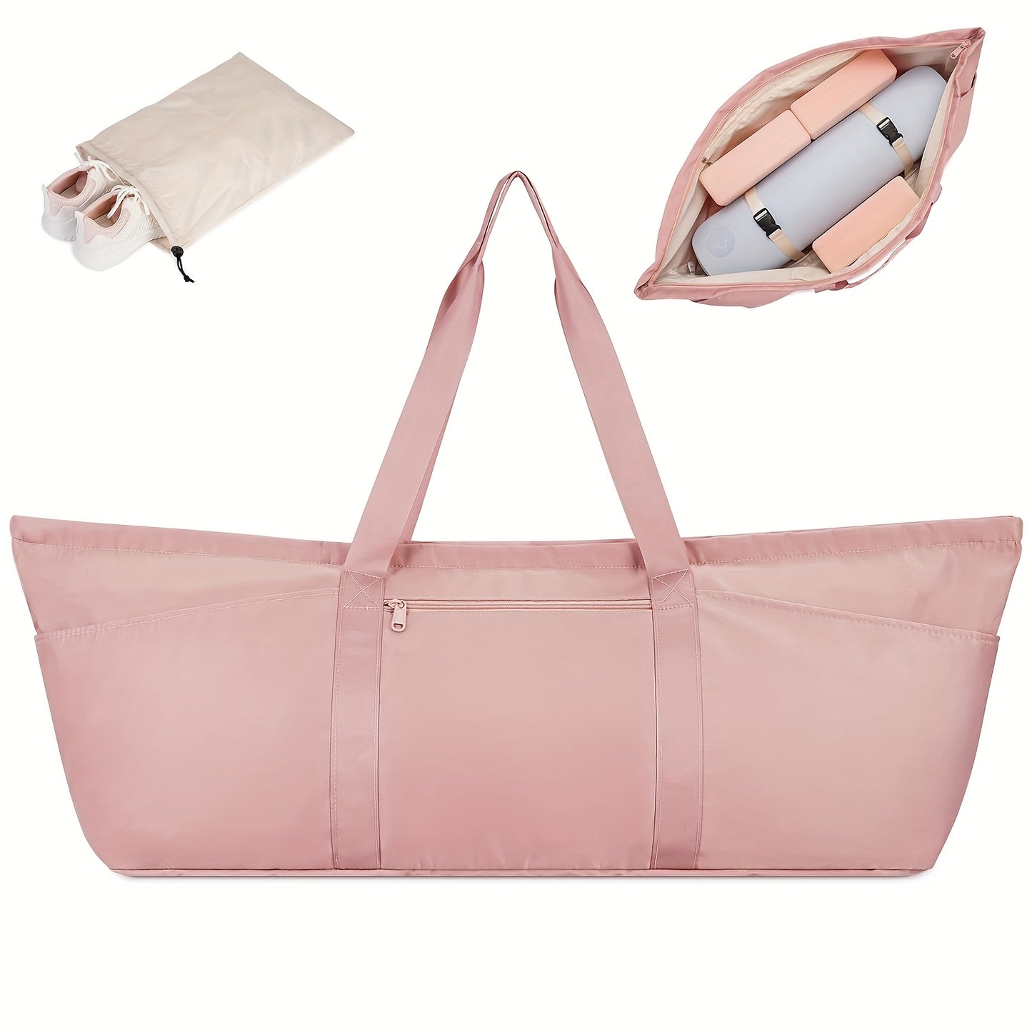 Blossom And Radiate Yoga Mat Bag With Shoes Wet Compartment