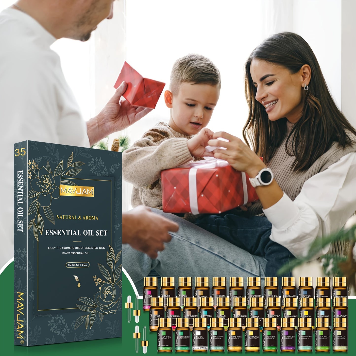 Blossom and Radiate MAYJAM Essential Oils Set 35 Gift Kit