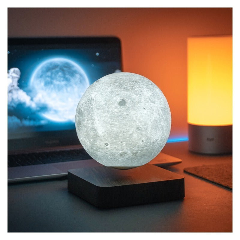 Blossom And Radiate Moon Lamp Magnetic Levitating Light