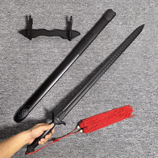 Tai Chi Plastic Sword With Scabbard And Display Stand