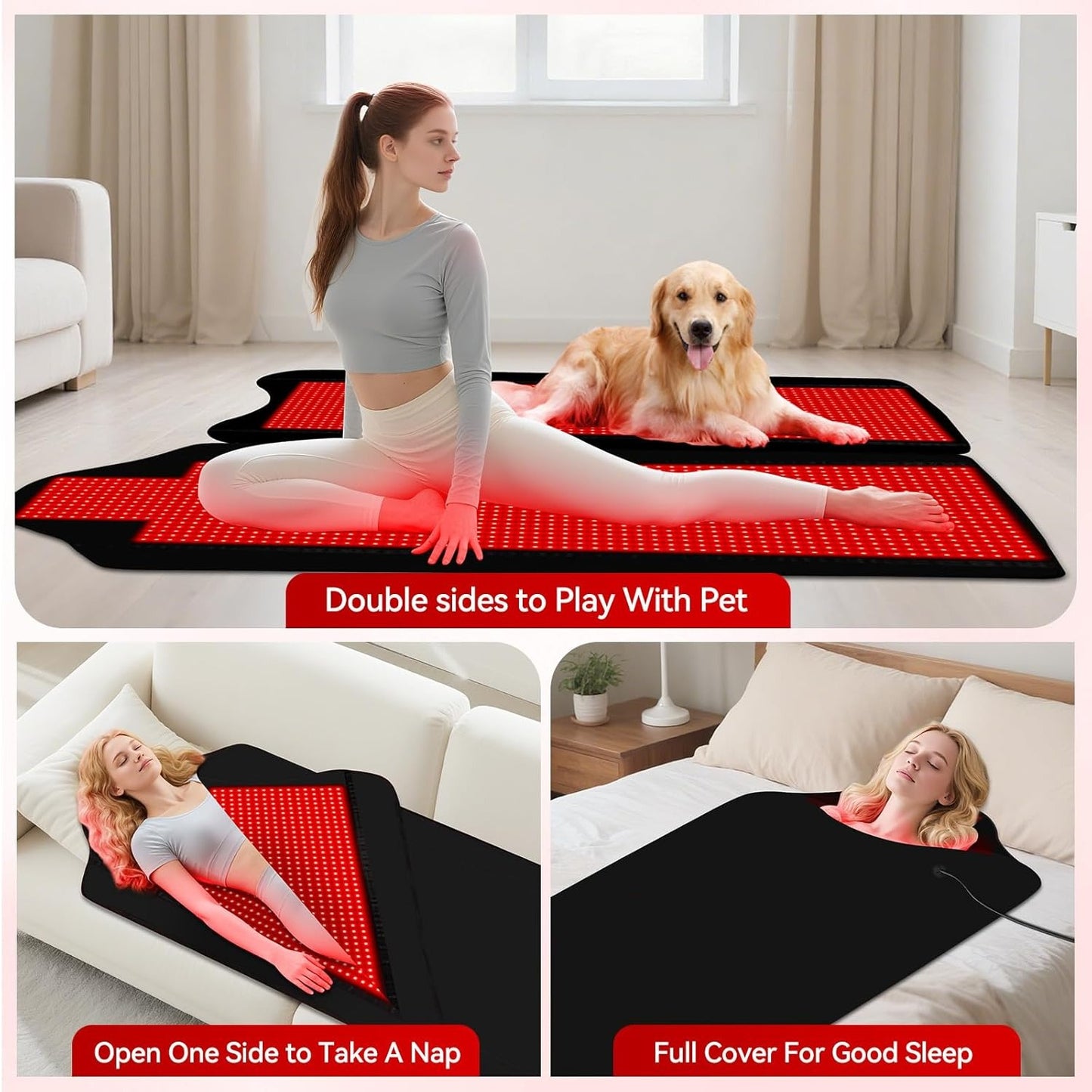FlaoAito Light Therapy Blanket For Body Wellness