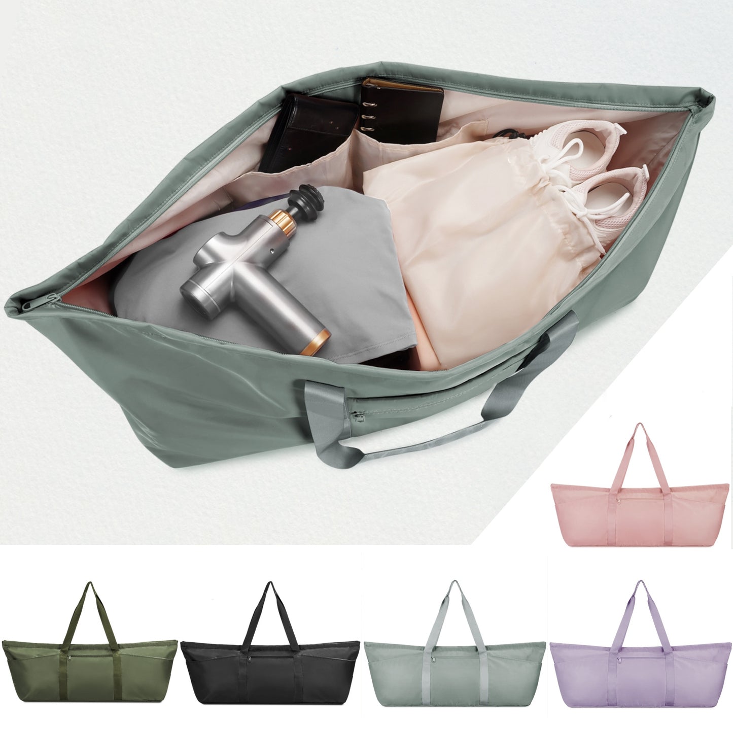 WANDF Yoga Mat Bag Holds Mats And Blocks