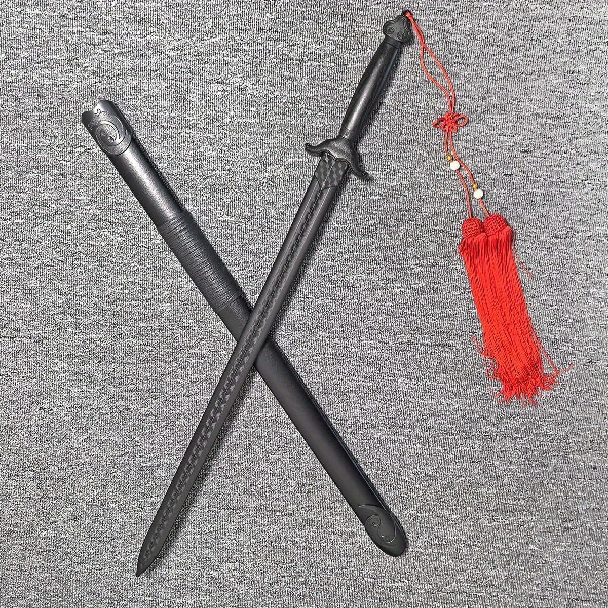 Tai Chi Plastic Sword With Scabbard And Display Stand