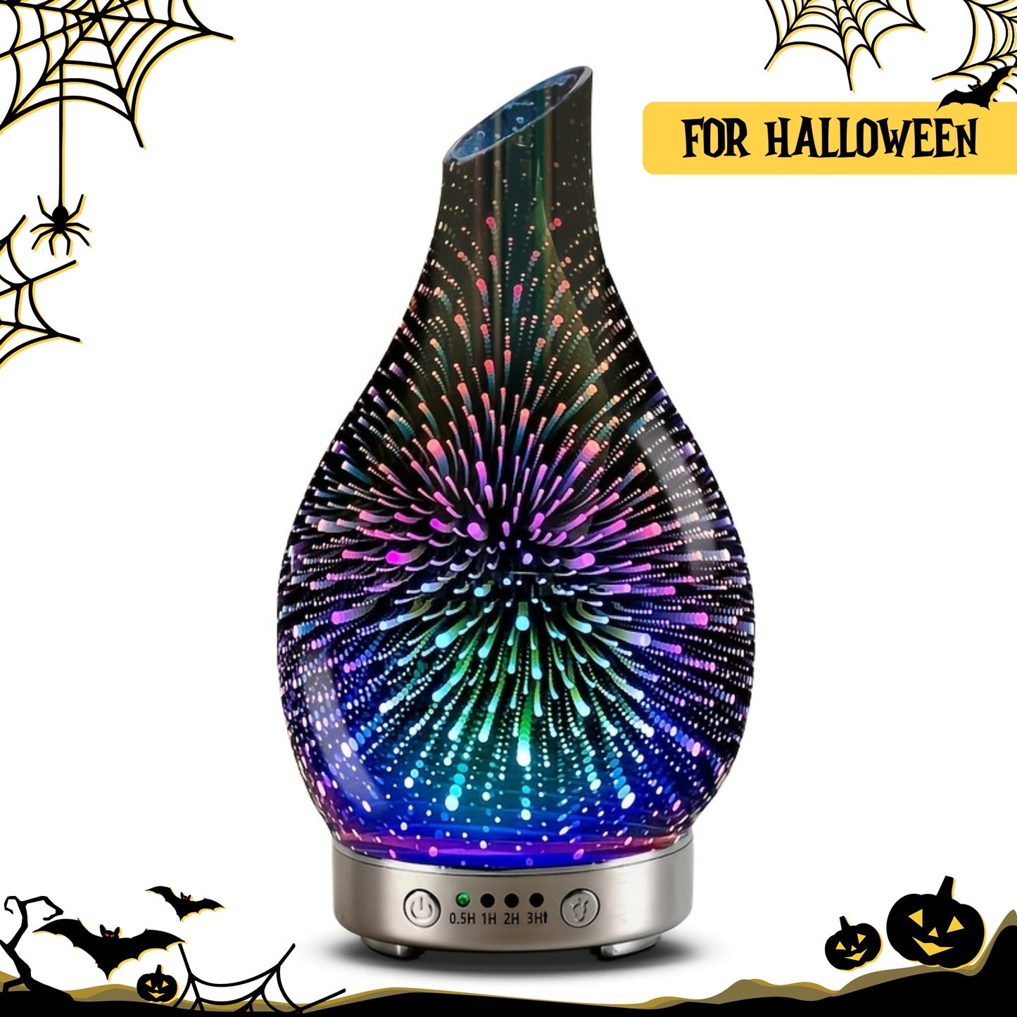 Soundwave Glass Essential Oil Diffuser With Auto Shutoff