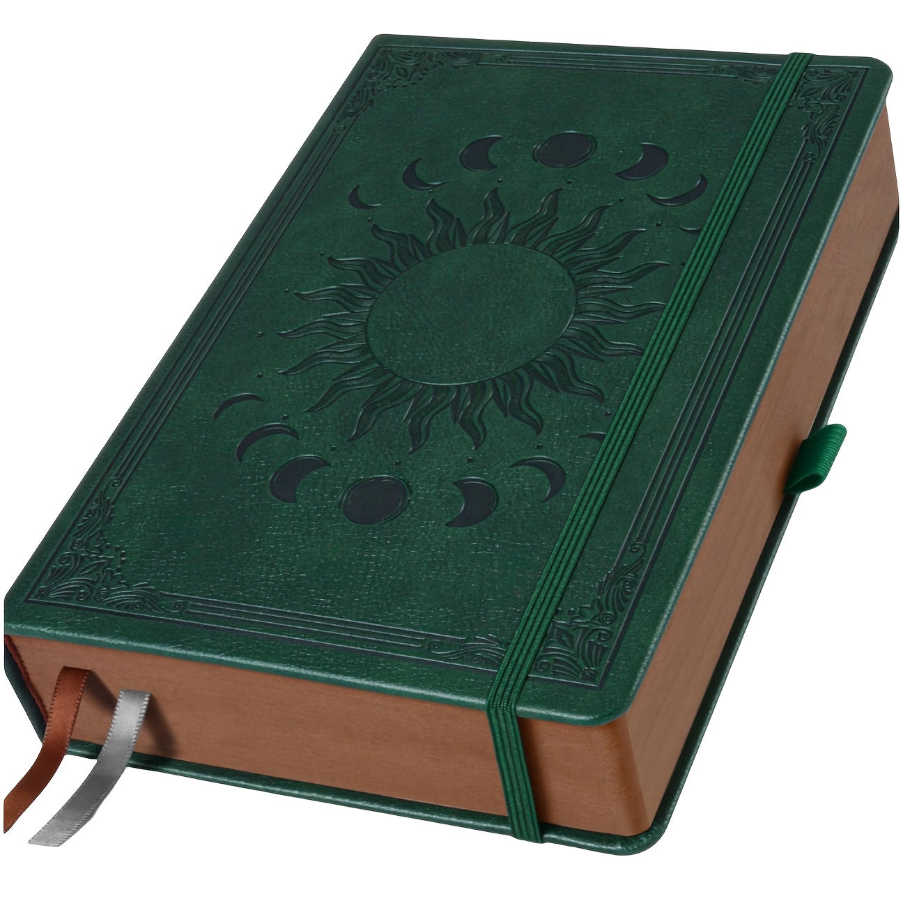 Vintage Sun Moon Hardcover Journal With 360 Lined Pages