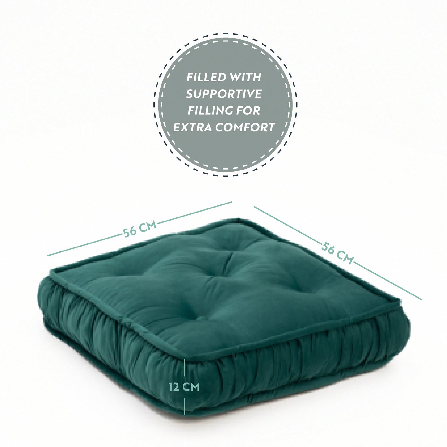 Dekorist Round Floor Cushions Soft Meditation Cushions