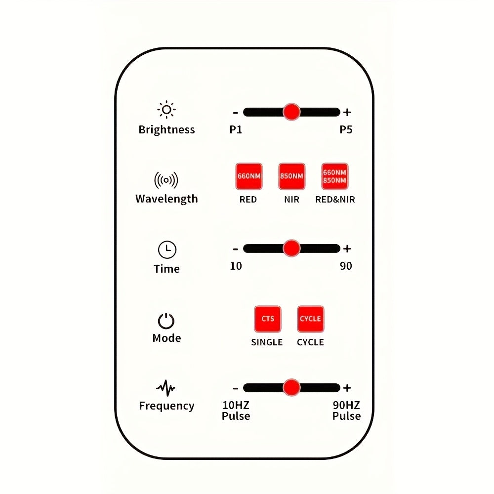 Blossom And Radiate 660nm Red 850nm NIR Light Therapy Mat
