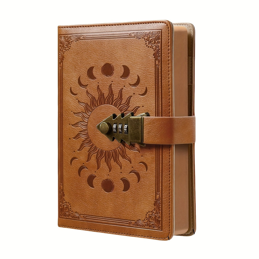 Blossom & Radiate Lockable Diary Leather Refillable Journal