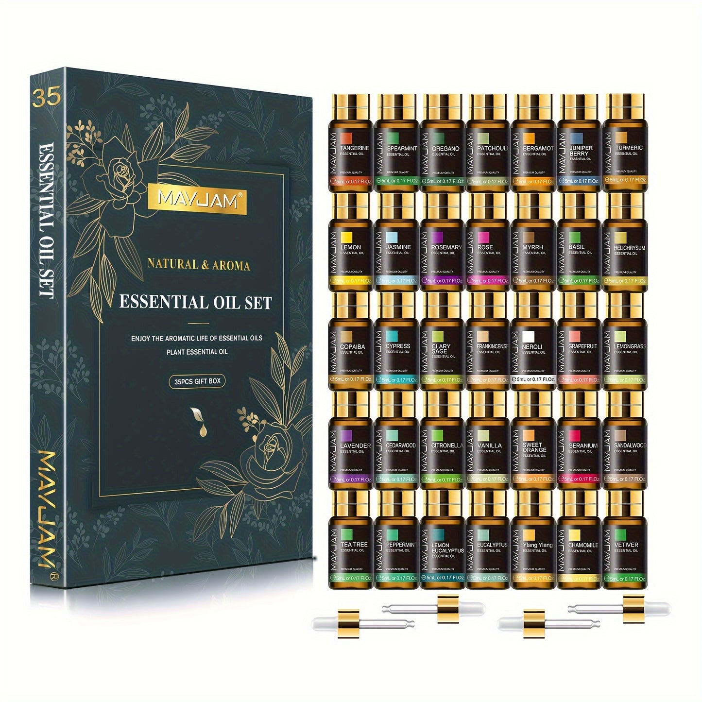 Blossom and Radiate MAYJAM Essential Oils Set 35 Gift Kit