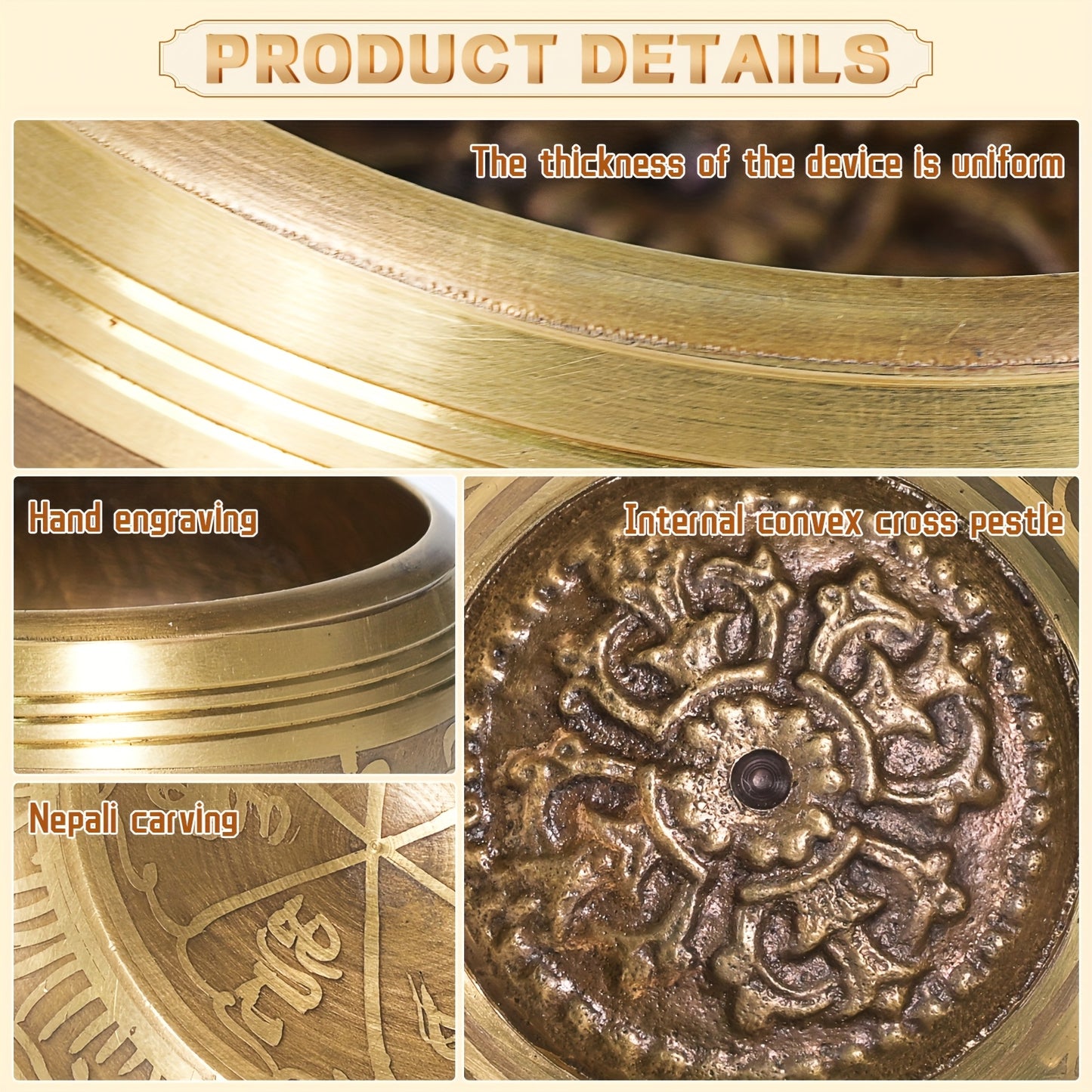 Blossom and Radiate Tibetan Singing Bowl Set for Meditation