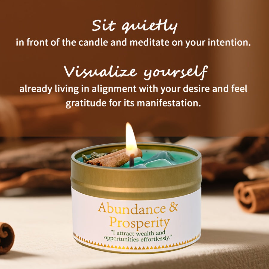 Blossom and Radiate Law of Attraction Manifestation Candle