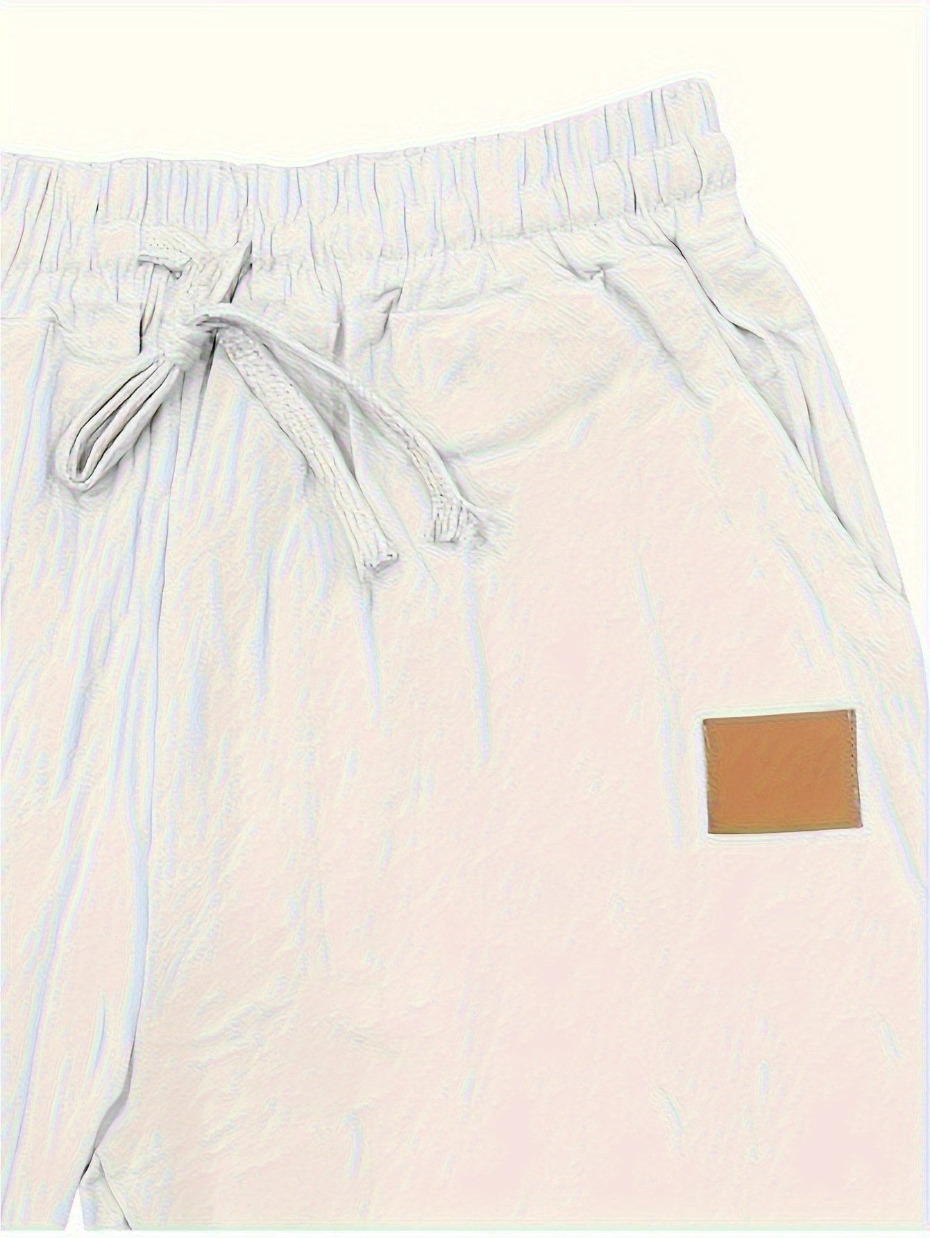 Men's Lightweight Cotton Beach Pants With Zippered Waistband
