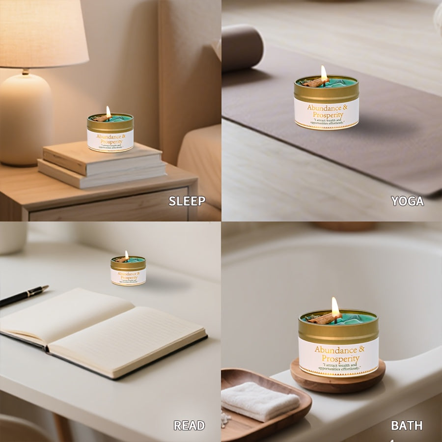 Blossom and Radiate Law of Attraction Manifestation Candle