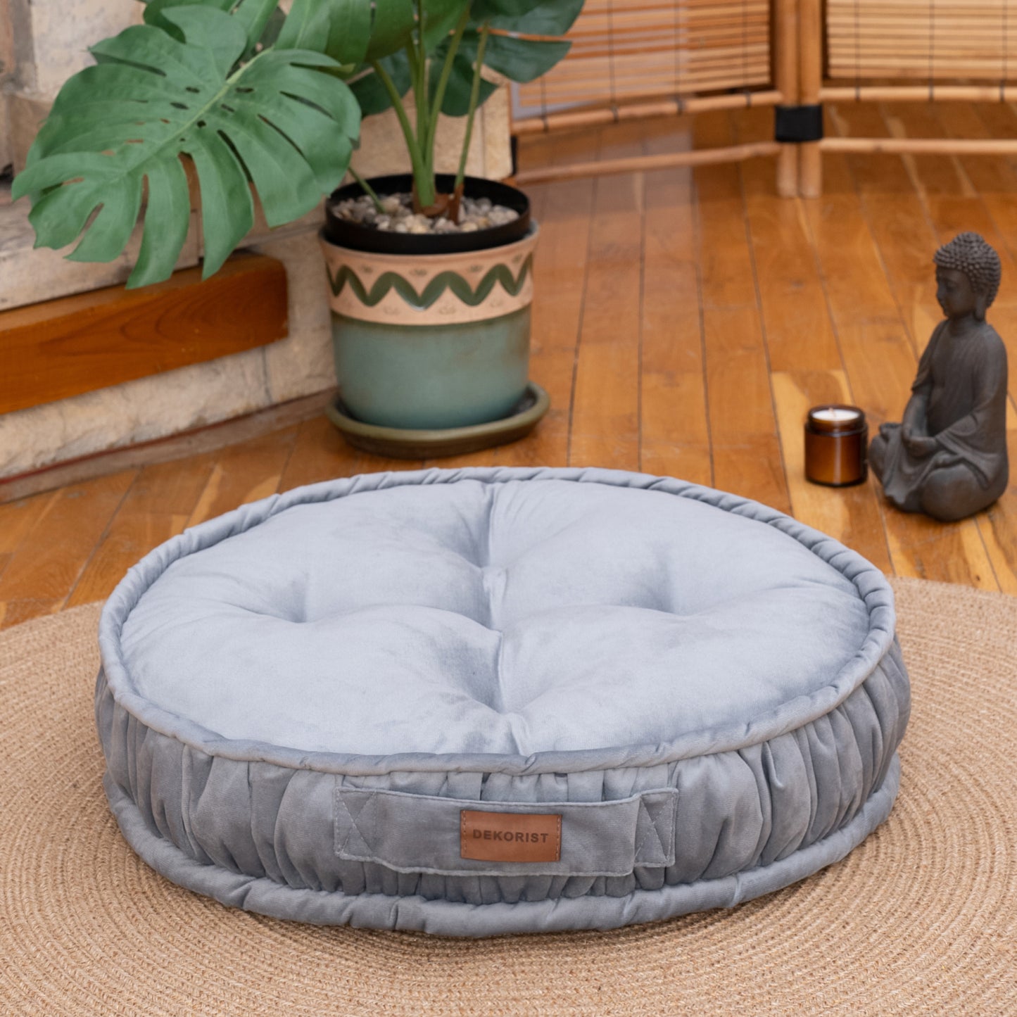 Dekorist Round Floor Cushions Soft Meditation Cushions