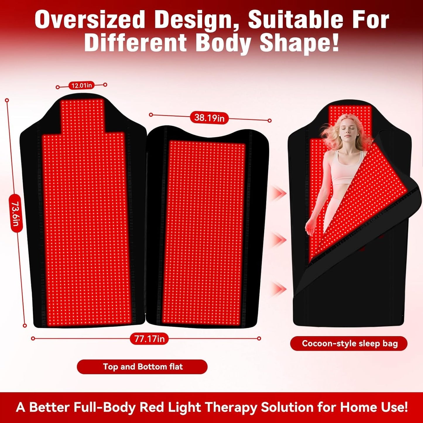 FlaoAito Light Therapy Blanket For Body Wellness