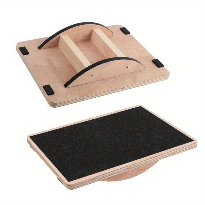 Anti Slip Wooden Balance Board For Adults Core Strength