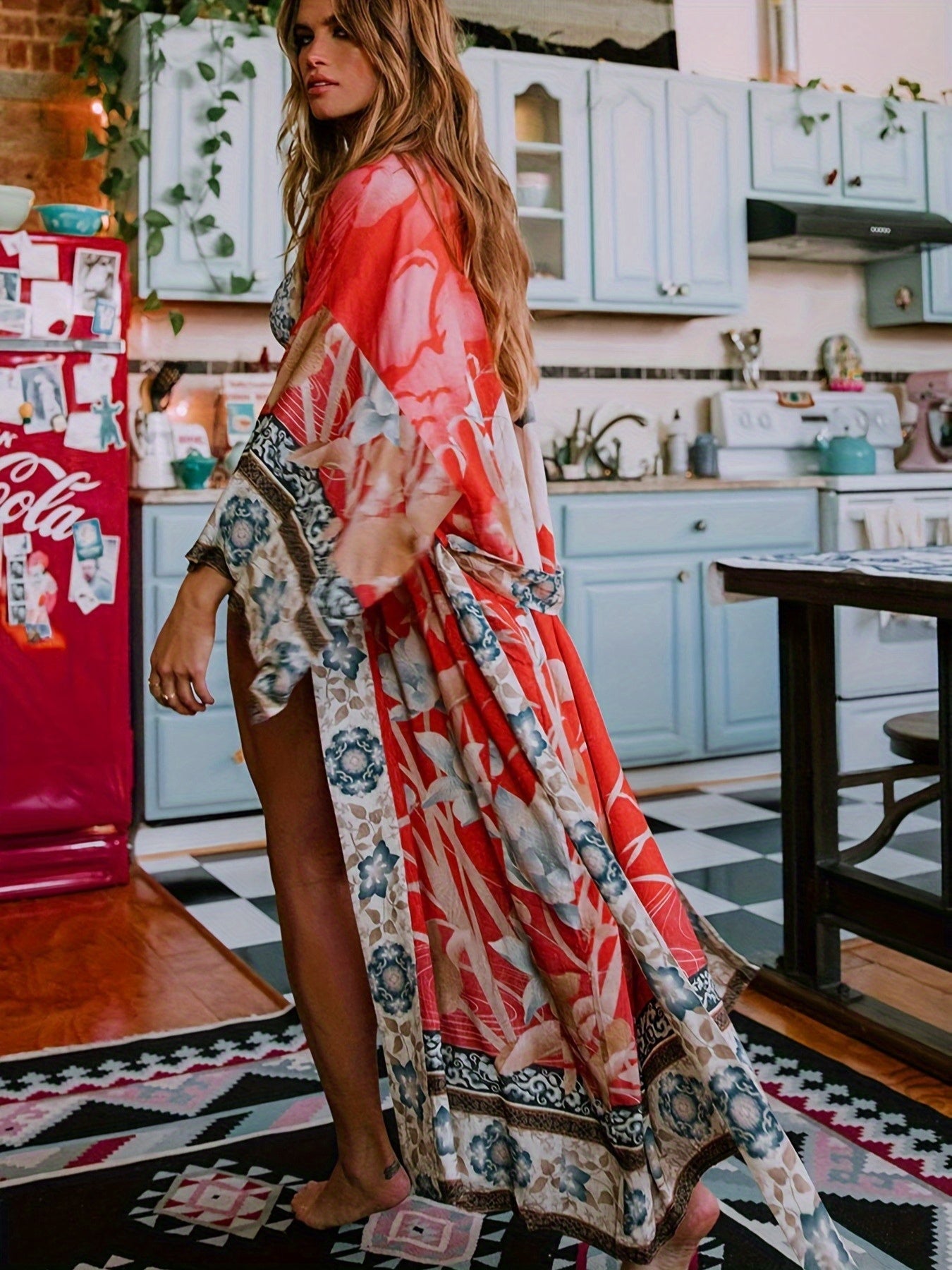 Blossom Radiate Bohemian Sun Protective Cover Up Shawl
