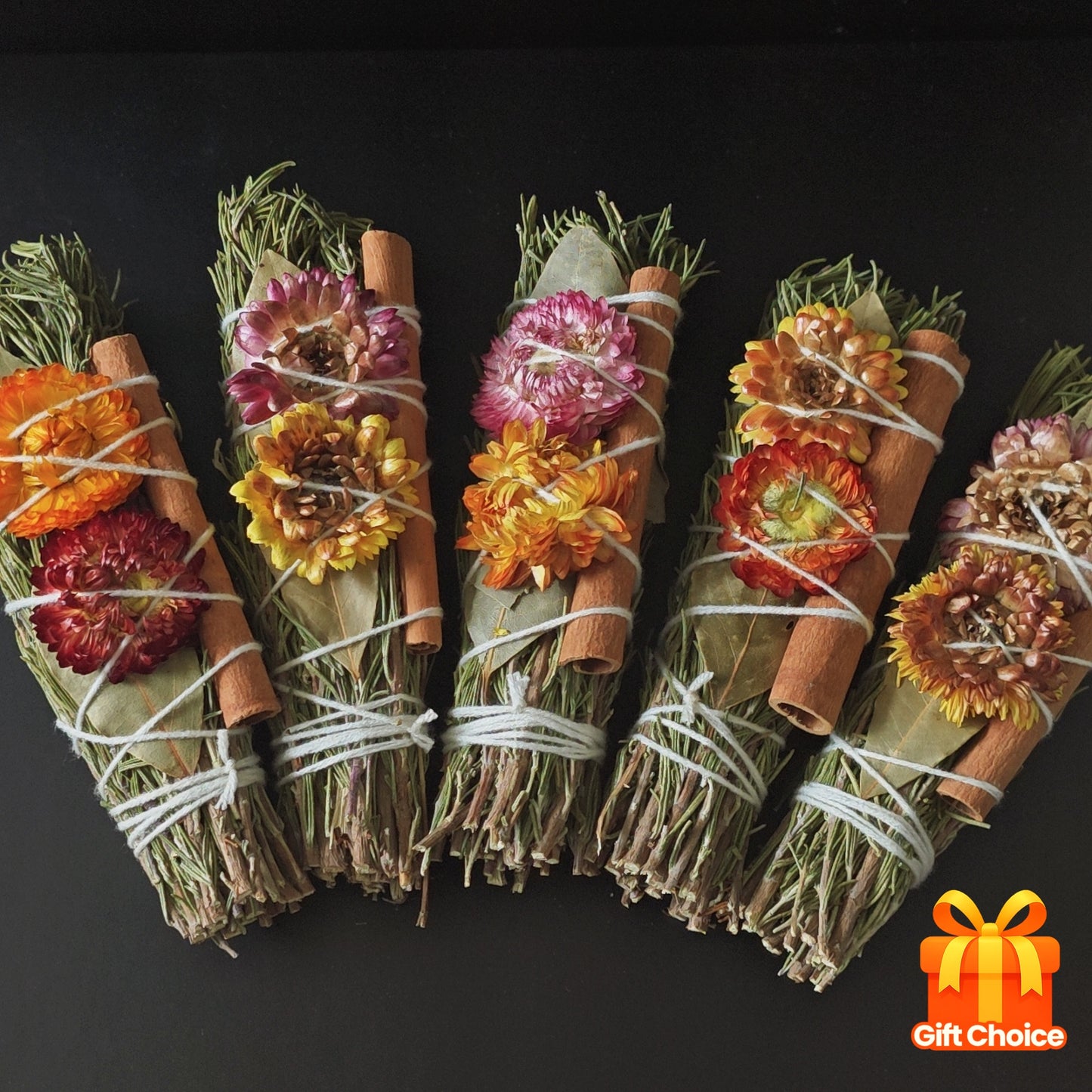 Rosemary Cinnamon Aromatherapy Stick Holiday Gift Home Decor Purify Space