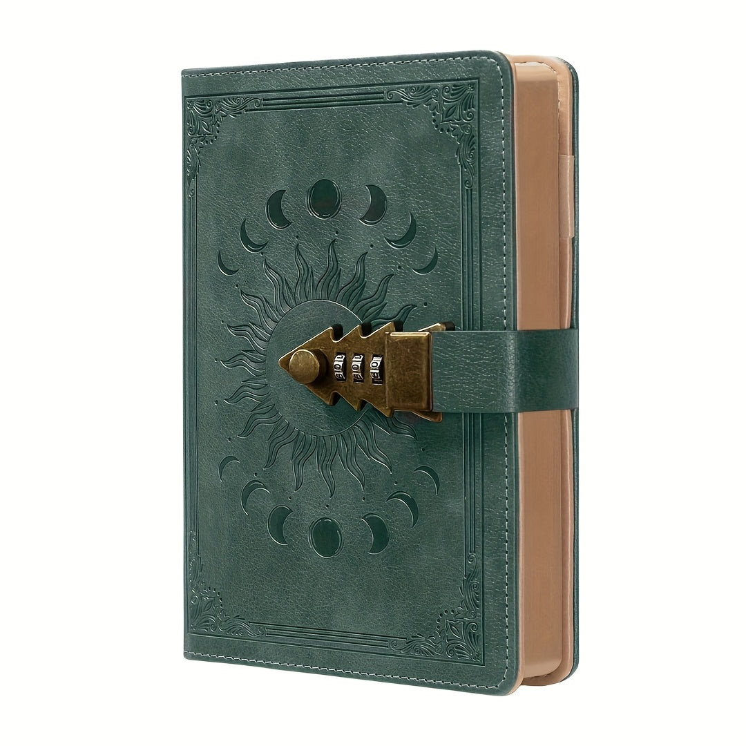 Blossom & Radiate Lockable Diary Leather Refillable Journal