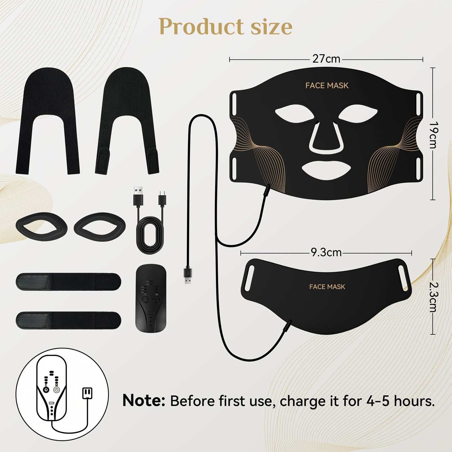Blossom And Radiate LED Light Relax Mask For Home Skincare