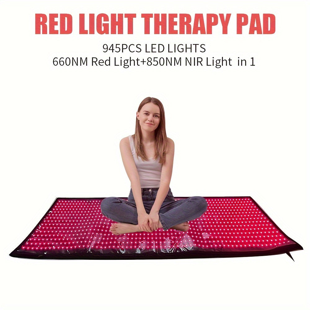 CABPAY Red Light Therapy Pad 660nm 850nm for Whole Body