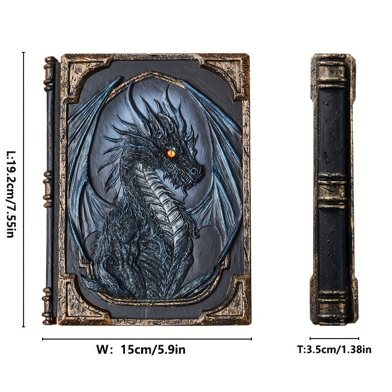 Blossom And Radiate Embossed Dragon Notebook 200 Pages