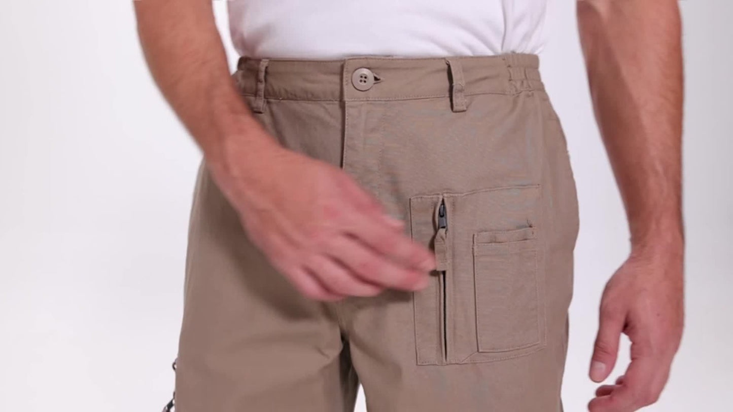 Magnivit Mens Cargo Pants Spandex Scratch Resistant Pockets