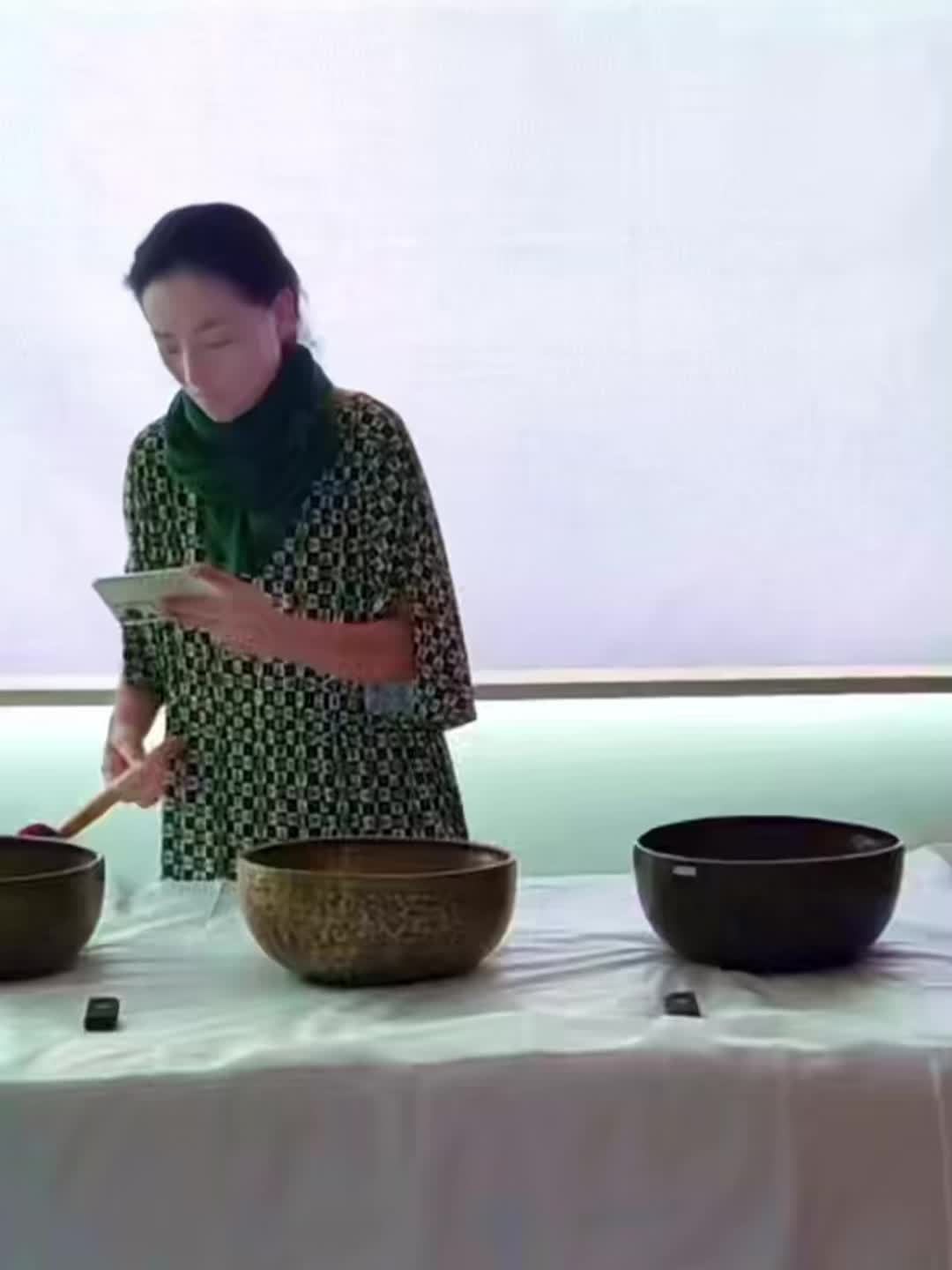 Singing Bowl Handcrafted Meditation Set Yoga Relaxation