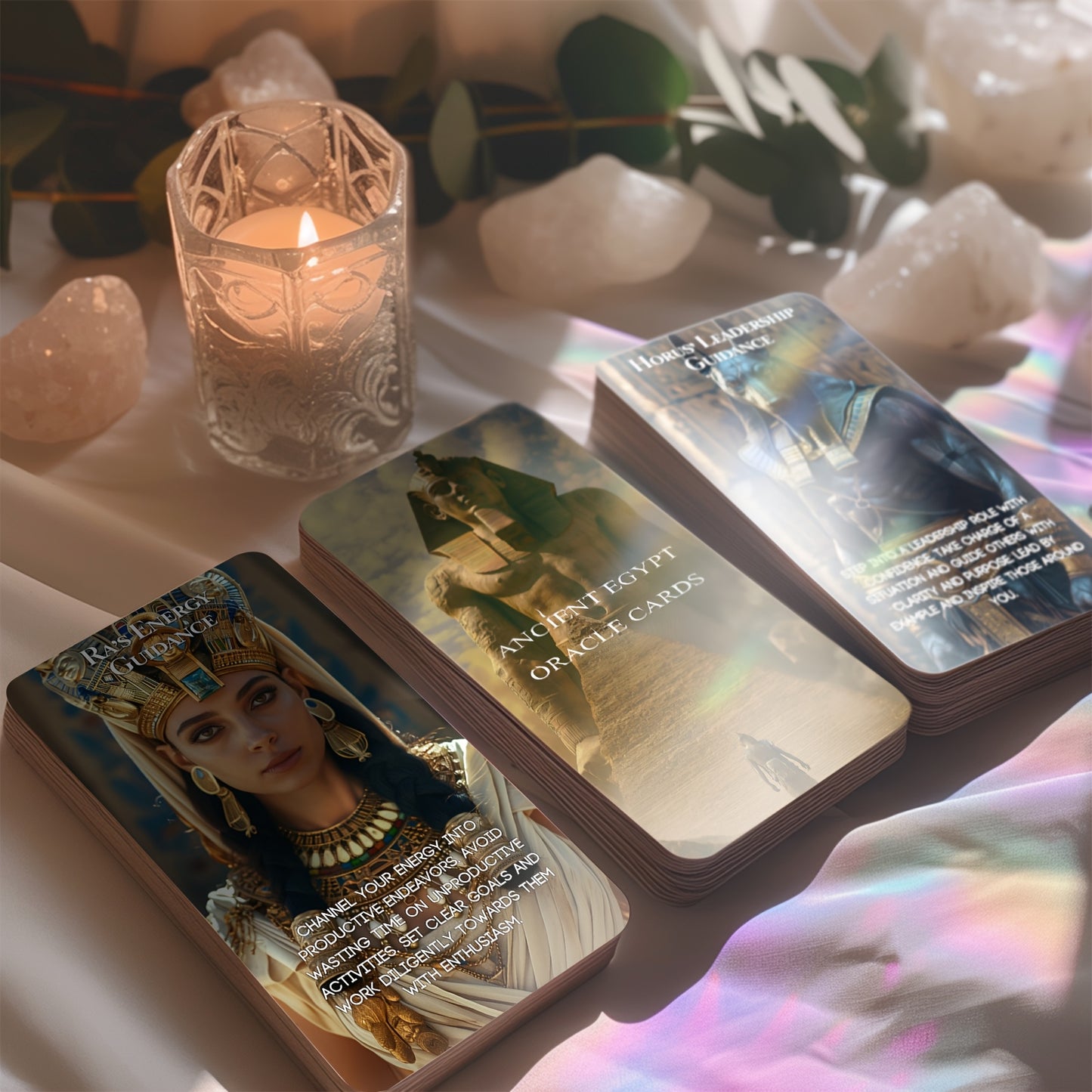 Blossom And Radiate Ancient Egyptian Oracle Cards Deck