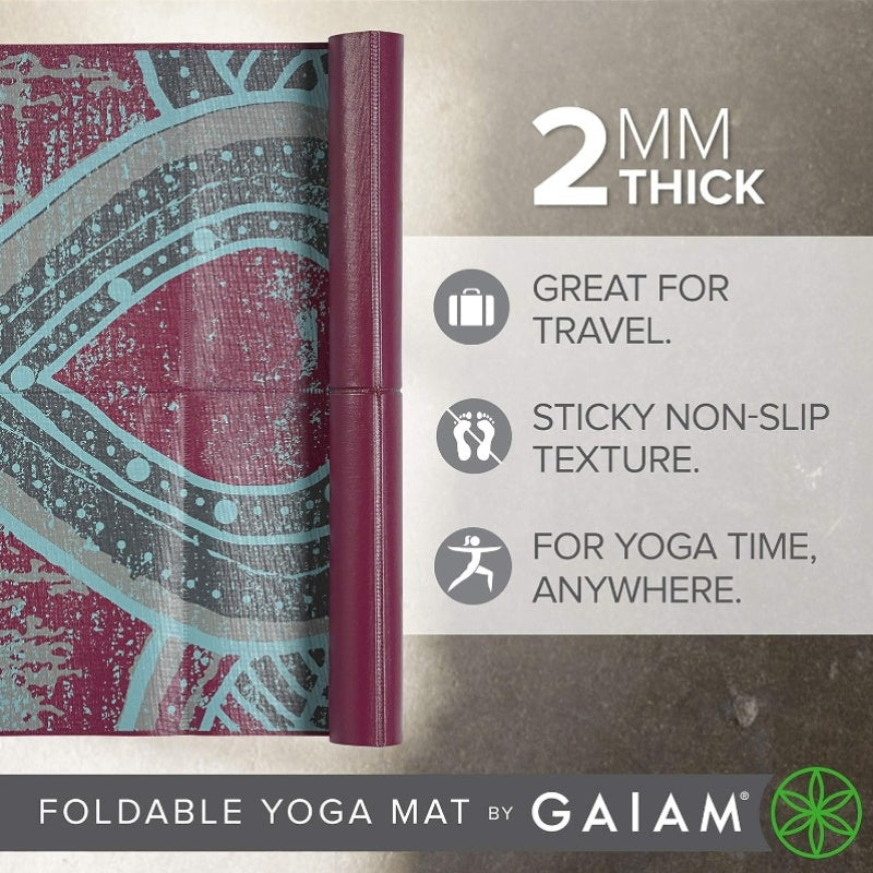 Heavy Duty Foldable Yoga Mat Extra Thick Non Slip Grip