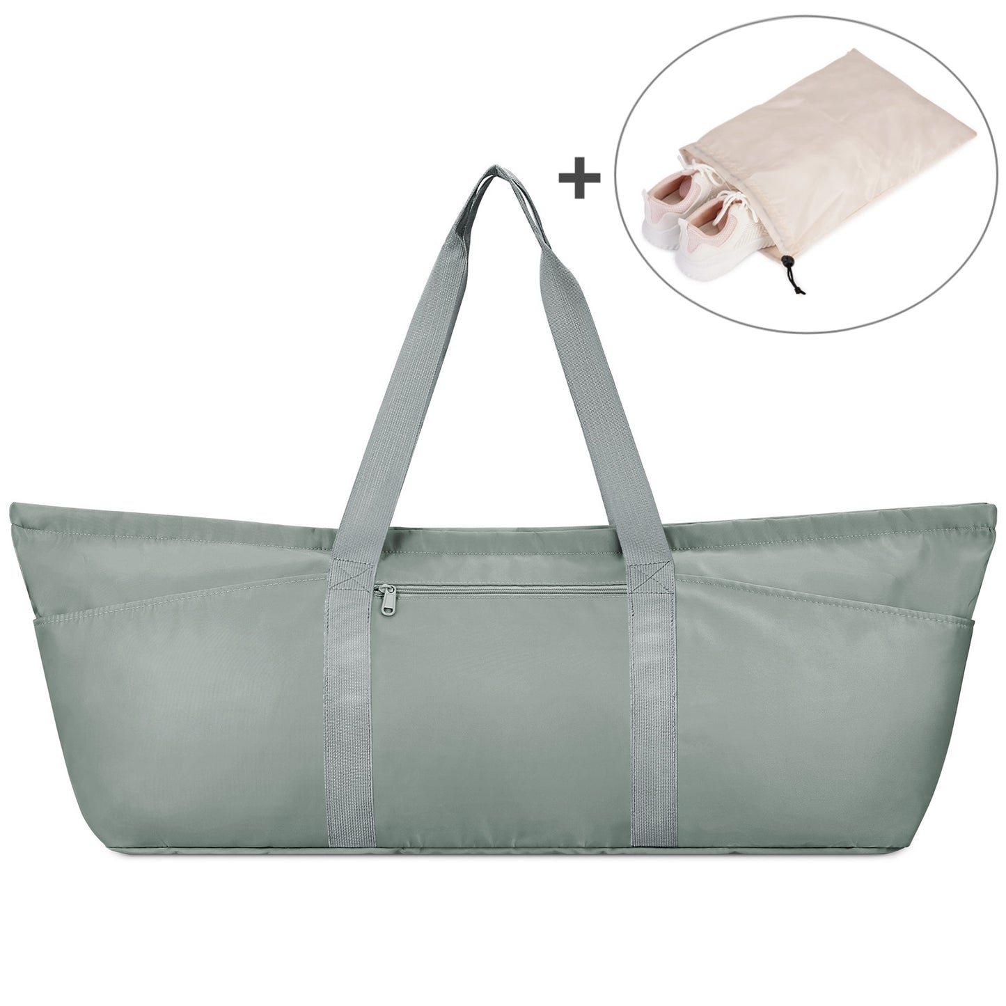 WANDF Yoga Mat Bag Holds Mats And Blocks