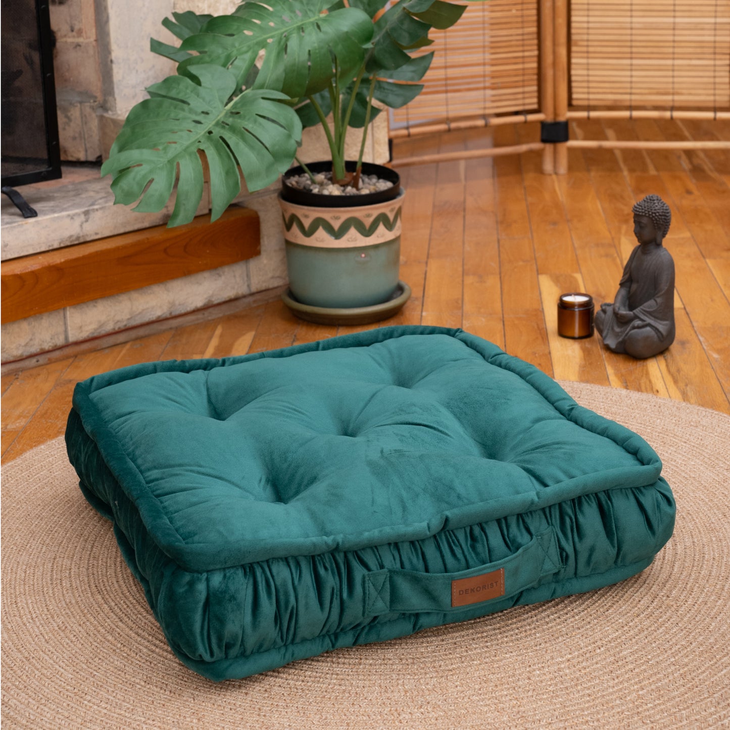 Dekorist Round Floor Cushions Soft Meditation Cushions