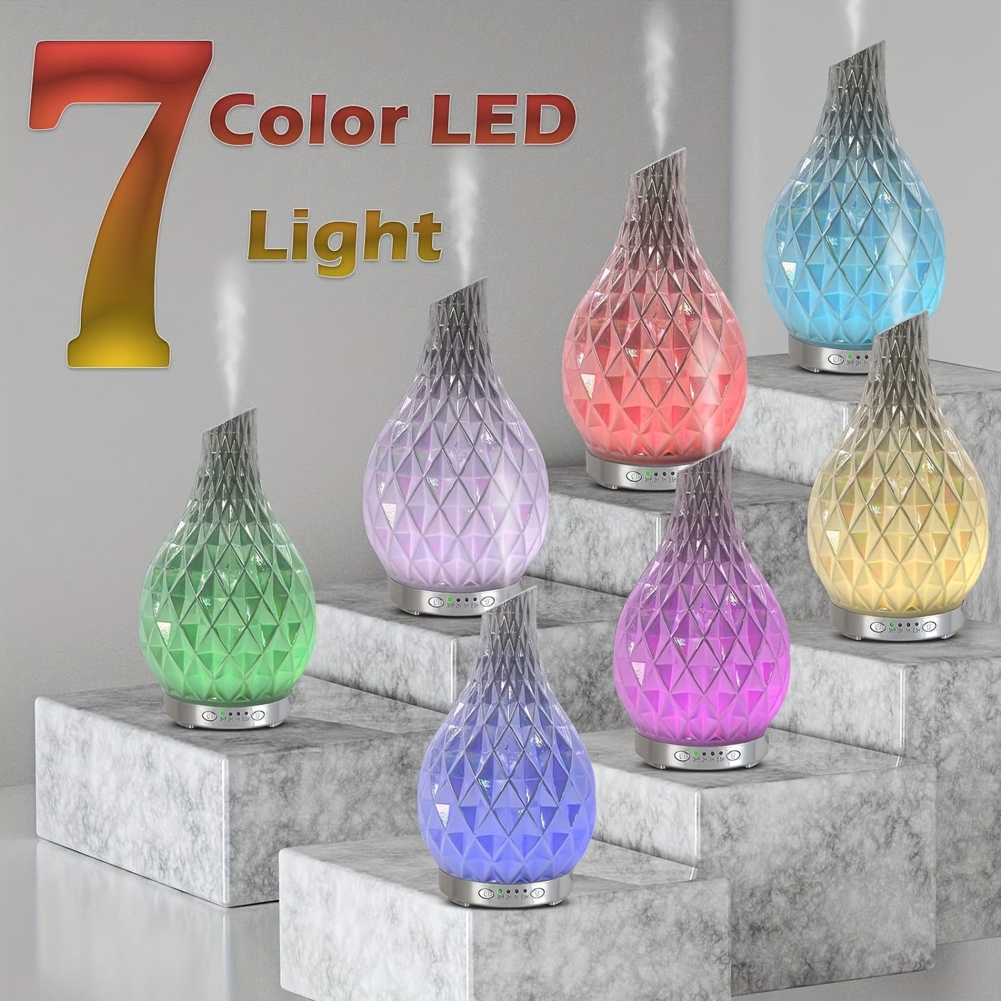 Blossom And Radiate Glass Essential Oil Diffuser Silent