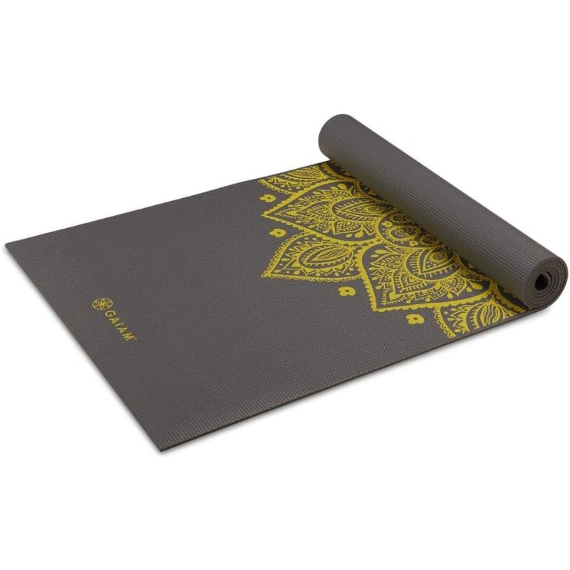Premium Non-Slip Yoga Mat With Geometric Mandala Print Phthalate-Free